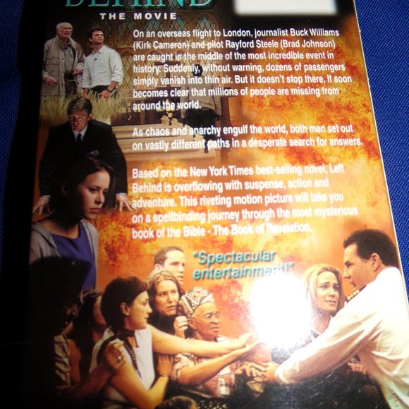 Vintage Left Behind I & II VHS Video Tape Movie Set - Picture 3 of 6
